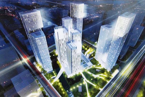 上海叼嘿视频下载软件為南京金融城提供橡膠軟接頭